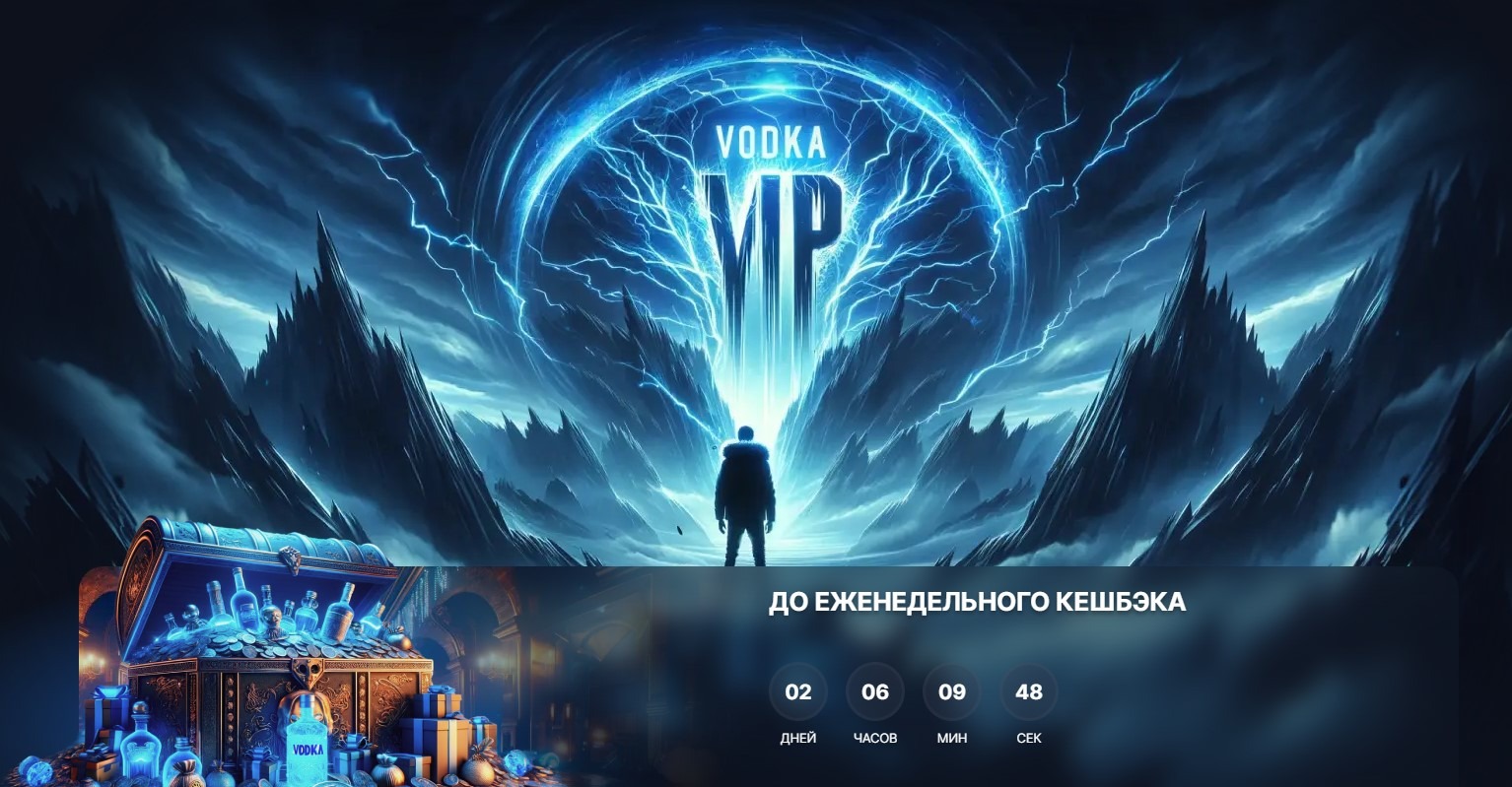 Vodka Casino Регистрация и VIP статус